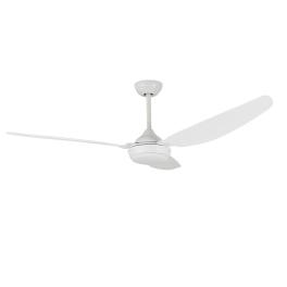 Ventilator tavan cu LED si telecomanda 140 cm 55 inch YUE-M206-3 alb, 3 viteze, 3 tipuri de lumina, 3 pale ABS