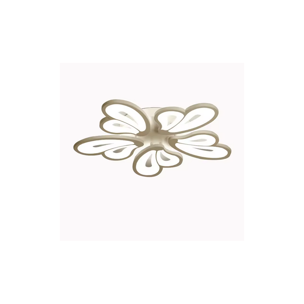Lustra Led Butterfly 110W, 5 brate, Telecomanda si Intensitate Reglabila