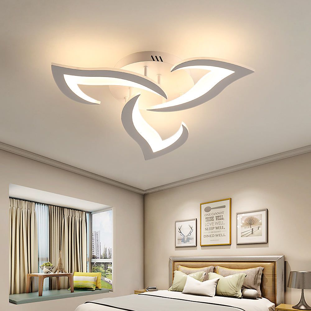 Lustra Led Vibe 48W, 3 Brate Si Telecomanda, Intensitate Reglabila