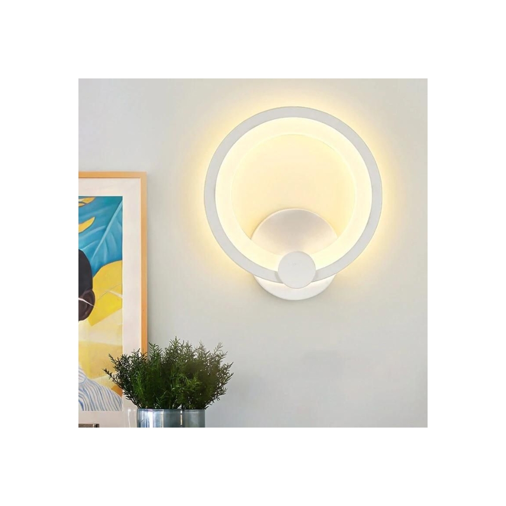 Aplica De Perete Rotunda, Alba, 11W