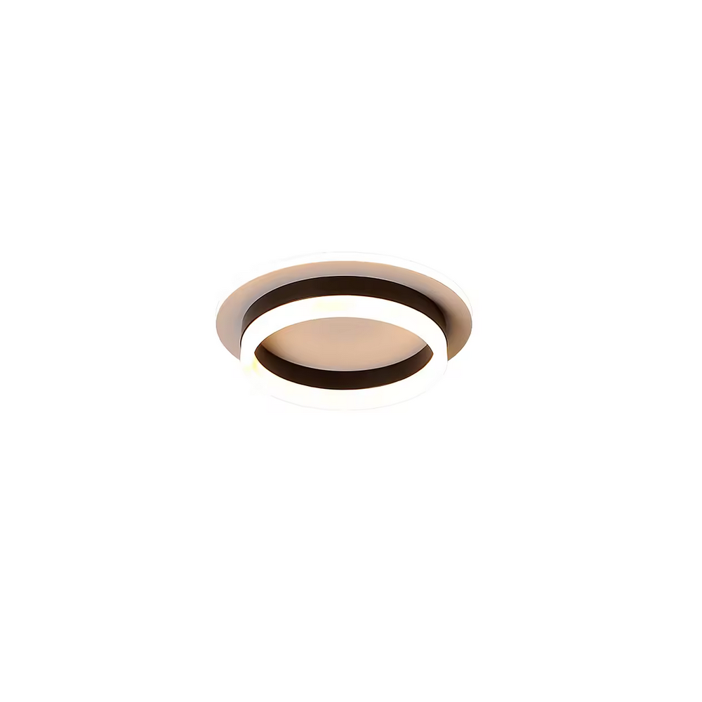 Aplica Led Rotunda Alb cu Negru, 16W