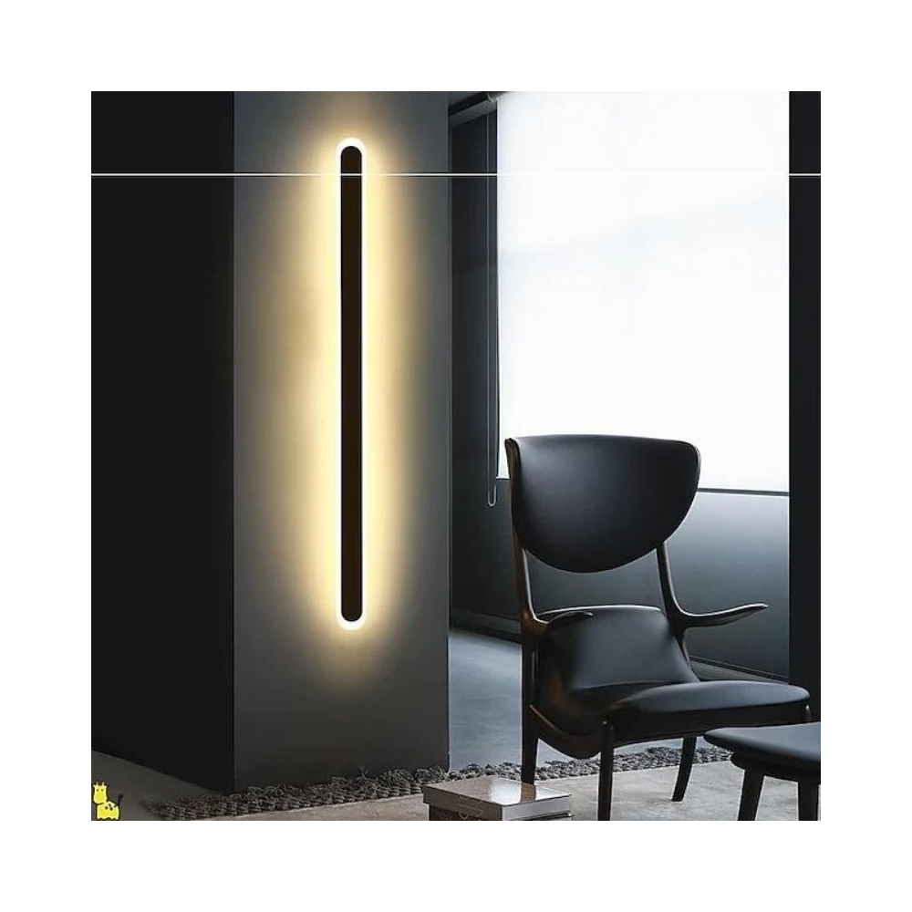 Aplica Liniara 68W, Neagra, 80Cm, Intensitatea Reglabila
