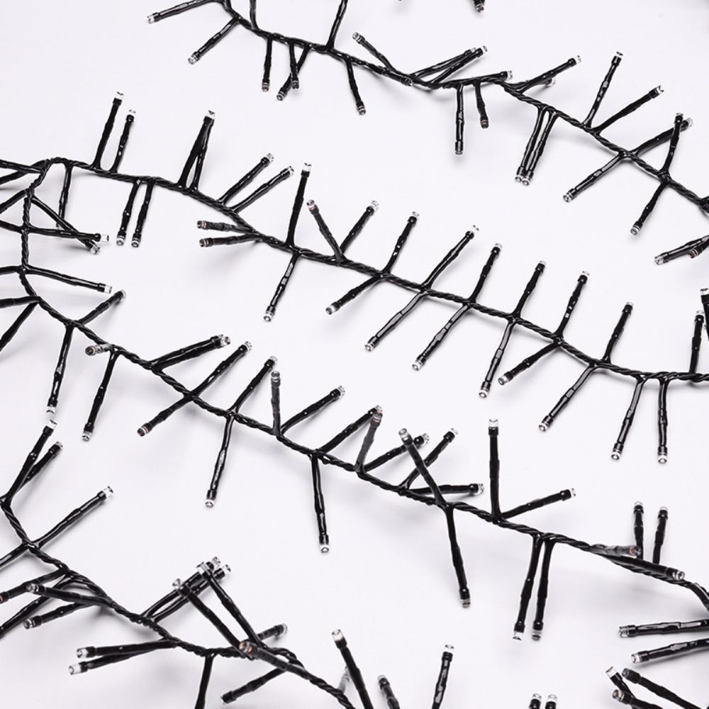 Instalatie Cluster alb rece 10m, 480 LED interconectabila IP44