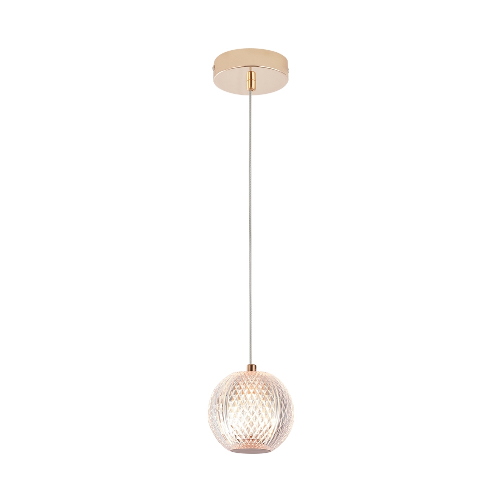 Pendul suspendat Glory Gold, S001R-1H-1xG9 max. 10W led - Lustre LED > Lustre bucatarie
